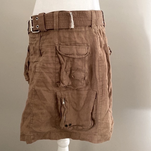 NWOT Pëtë & grëta utility cargo mini skirt - Picture 3 of 13